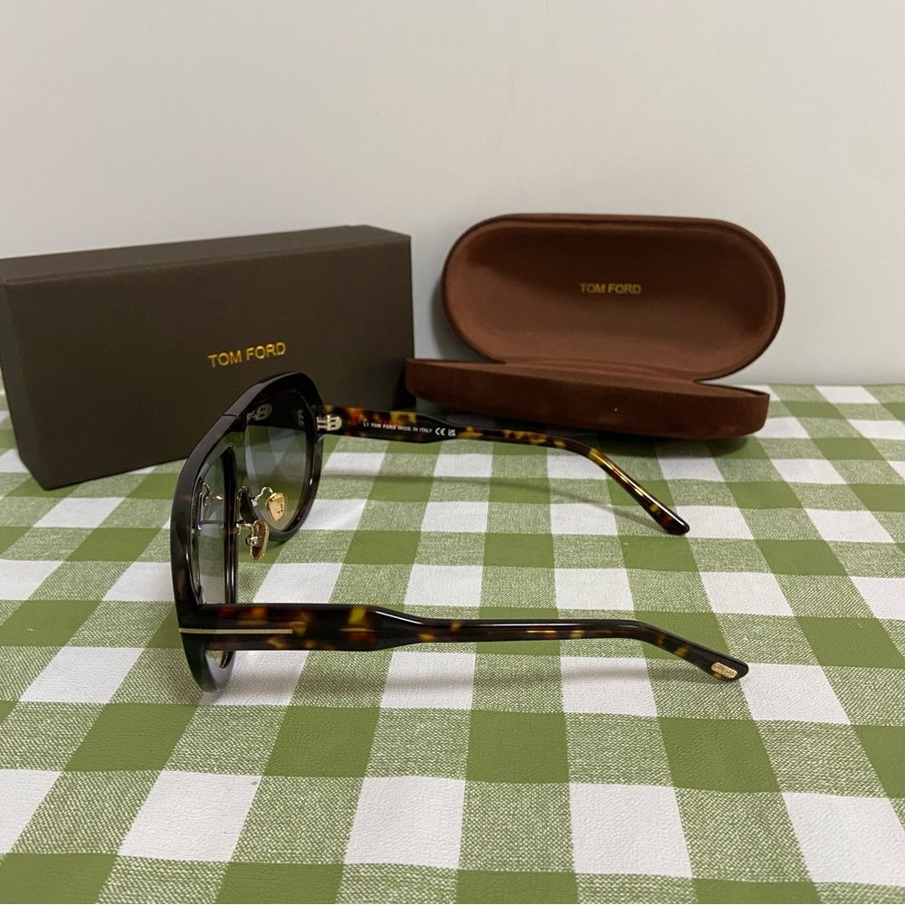 Tom Ford Tortoise Sunglasses - image 2